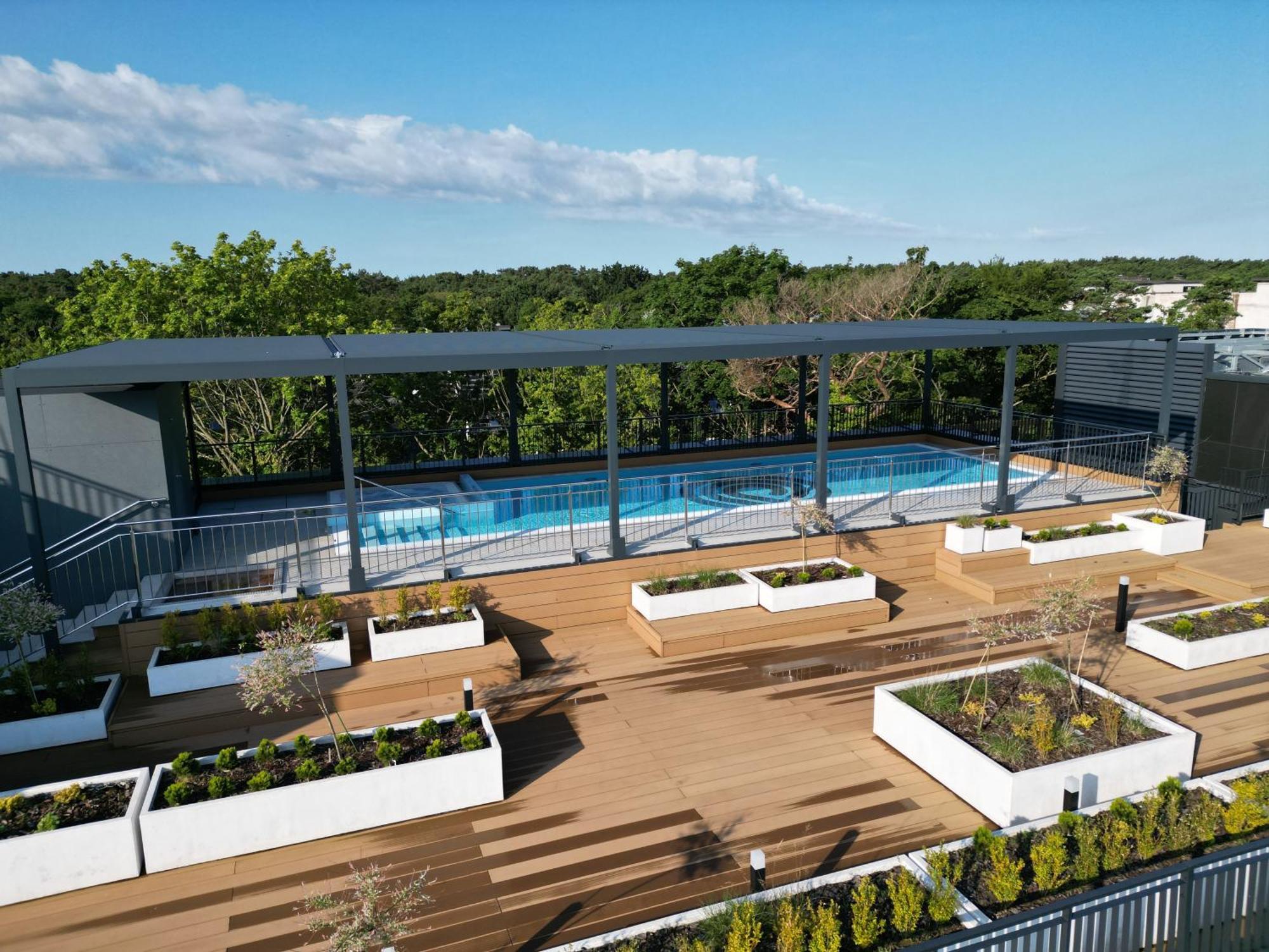 Apartmán Seaside Garden Blue Svinoústí Exteriér fotografie